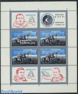 Romania 1971 Apollo 15 S/s, Mint NH, Transport - Automobiles - Space Exploration - Unused Stamps