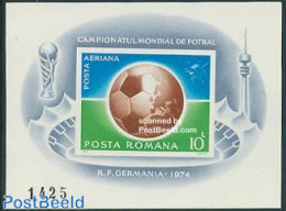 Romania 1974 World Cup Football S/s, Mint NH, Sport - Football - Nuevos