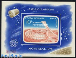 Romania 1976 Olympic Games Montreal S/s (stadium), Mint NH, Sport - Olympic Games - Ongebruikt