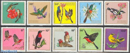 Rwanda 1972 Birds 10v, Mint NH, Nature - Birds - Hummingbirds - Other & Unclassified