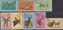 Rwanda 1975 Antelopes 8v, Mint NH, Nature - Animals (others & Mixed) - Andere & Zonder Classificatie