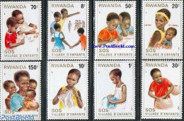 Rwanda 1981 SOS Children Village 8v, Mint NH, History - Unicef - Andere & Zonder Classificatie