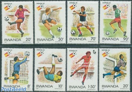 Rwanda 1982 World Cup Football Spain 8v, Mint NH, Sport - Football - Other & Unclassified