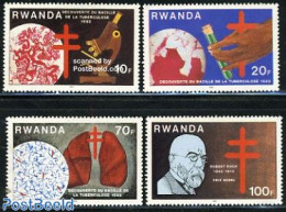 Rwanda 1982 Anti Tuberculosis 4v, Mint NH, Health - Anti Tuberculosis - Health - Malattie