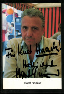 AK Schauspieler Horst Pinnow, Mit Original Autograph  - Attori