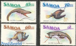 Samoa 1987 Deep Sea Fish 4v, Mint NH, Nature - Fish - Poissons