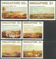 Singapore 1971 Paintings 6v, Mint NH, Transport - Ships And Boats - Art - Paintings - Boten