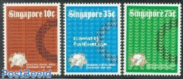 Singapore 1974 UPU Centenary 3v, Mint NH, U.P.U. - U.P.U.