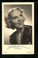 AK Schauspielerin Hilde Körber Freundlich Lächelnd, Original Autograph  - Attori