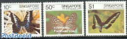 Singapore 1982 Butterflies 3v, Mint NH, Nature - Butterflies - Andere & Zonder Classificatie