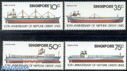 Singapore 1978 Orient Shipping Lines 4v, Mint NH, Transport - Ships And Boats - Ships