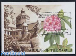 Sierra Leone 1991 Botanic Garden Munich S/s, Mint NH, Nature - Flowers & Plants - Gardens - Andere & Zonder Classificatie