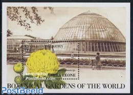 Sierra Leone 1991 Botanic Garden Kyoto S/s, Mint NH, Nature - Flowers & Plants - Gardens - Andere & Zonder Classificatie