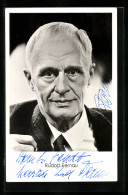 AK Schauspieler Rudolf Fernau, Porträt, Original Autograph  - Acteurs