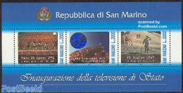 San Marino 1993 Television, Hologram S/s, Mint NH, Sport - Transport - Various - Sport (other And Mixed) - Space Explo.. - Unused Stamps