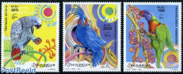 Somalia 1999 Parrots 3v, Mint NH, Nature - Birds - Parrots - Somalia (1960-...)