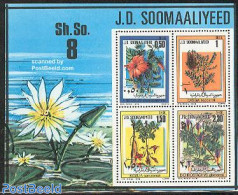 Somalia 1978 Flowers S/s, Mint NH, Nature - Flowers & Plants - Somalie (1960-...)