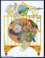 Somalia 1999 Parrots S/s, Mint NH, Nature - Birds - Parrots - Somalia (1960-...)