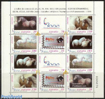 Spain 1999 Espana 2000, Horses 12v M/s, Mint NH, Nature - Horses - Philately - Ungebraucht
