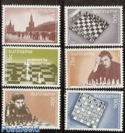 Suriname, Republic 1984 Chess Karpov/Kasparov 6v, Mint NH, Sport - Chess - Chess