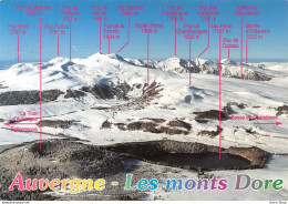 [63]  Vue Aérienne Du Massif Du Sancy, Orientation Sud. Au Loin, La Station De Super-Besse Et Le Sancy - Le Mont Dore