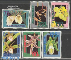 Suriname, Republic 1992 Orchids 6v, Mint NH, Nature - Flowers & Plants - Orchids - Suriname