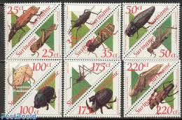 Suriname, Republic 1993 Insects 6x2v, Mint NH, Nature - Insects - Suriname