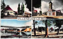 94290 VILLENEUVE-LE-ROI Groupe Scolaire J. Ferry - L'Eglise Le Pont Le Kiosque - Villeneuve Le Roi