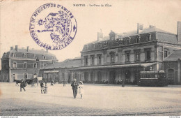 [44] NANTES. La Gare De L'État - Cachet Militaire Bureau De Mobilisation Et Réquisition D'Amiens 1915 - Nantes