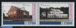 Suriname, Republic 2001 UPAEP, Buildings 2v [:], Mint NH, U.P.A.E. - Art - Architecture - Suriname