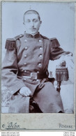 CDV, Photographie Salza, Roanne Portrait  D'un Jeune Militaire Du 98ème R.I - Krieg, Militär