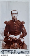 CDV, Photographie H. Robert, St-Etienne, Portrait D'un Jeune Militaire Du 16ème R.I, Tireur D'élite - Krieg, Militär