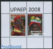 Suriname, Republic 2008 UPAEP, Carnival S/s, Mint NH, Various - U.P.A.E. - Folklore - Suriname
