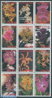 Suriname, Republic 2006 Orchids 12v, Mint NH, Nature - Flowers & Plants - Orchids - Suriname