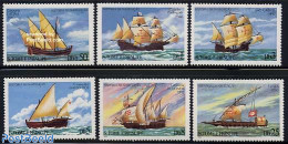 Sao Tome/Principe 1979 Sailing Ships 6v, Mint NH, Transport - Ships And Boats - Boten