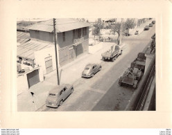 MAROC / Photo Originale  - Rabat - Automobiles 203 Peugeot, Camions, Rue Du Capitaine Petitjean 110X85 - Automobile