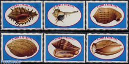 Sao Tome/Principe 1981 Shells 6v, Mint NH, Nature - Shells & Crustaceans - Marine Life