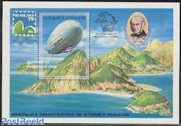 Sao Tome/Principe 1979 Graf Zeppelin, UPU S/s, Mint NH, Transport - U.P.U. - Zeppelins - U.P.U.