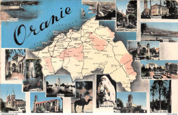 ALGERIE - ORANIE, Carte Géographique, Multivues - Oran