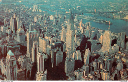 Aerial View Of Midtown Manhattan, New York, N.Y.cpsm 1960 - Sonstige & Ohne Zuordnung