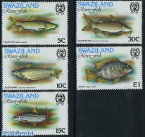Eswatini/Swaziland 1980 Fish 5v, Mint NH, Nature - Fish - Poissons