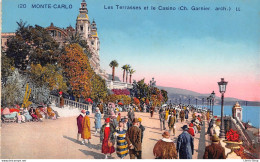 MONTE-CARLO Les Terrasses Et Le Casino (Ch. Garnier. Arch.) LL - Terrassen