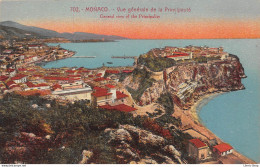 MONACO. - Vue Générale De La Principauté General View Of The Principality - Autres & Non Classés