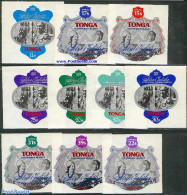 Tonga 1977 Silver Jubilee Elizabeth II 10v, Mint NH, History - Kings & Queens (Royalty) - Royalties, Royals