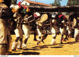 PUB AMORA -  III - AFRIQUE DU SUD  (danses Folkloriques Zoulou) -Timbrée, Oblitérée 1964 - Publicité