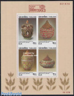Thailand 1993 Bangkok 93, Cosmetic Boxes S/s Imperforated, Mint NH, Philately - Thaïlande