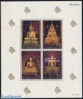 Thailand 1995 Buddha Statues S/s, Mint NH, Religion - Religion - Art - Sculpture - Sculpture