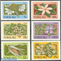 Tokelau Islands 1987 Flowers 6v, Mint NH, Nature - Flowers & Plants - Tokelau