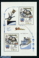 Czechoslovkia 1983 Intercosmos Programme S/s, Mint NH, Transport - Space Exploration - Autres & Non Classés