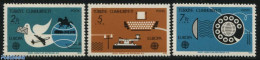 Türkiye 1979 Europa, Post And Telecommunication 3v, Mint NH, History - Science - Europa (cept) - Telecommunication - Other & Unclassified